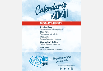 Lanzamiento Mundial de “Invasión del amor de Dios” en las iglesias