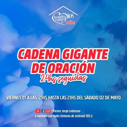 Hoy: Cadena Gigante de Oración Online de Invasión