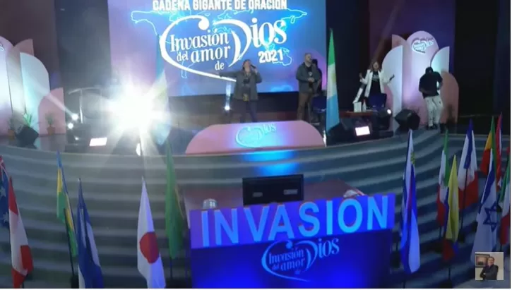 Estamos orando en vivo con todo el mundo