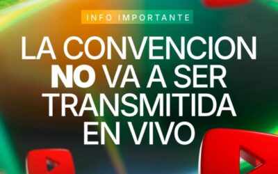 ¡Vení a vivir nuestra Convención en el Portal del Cielo y recordamos que la transmisión no será transmitida en vivo!